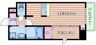 ＯＮＬＹＯＮＥ天六の物件間取画像